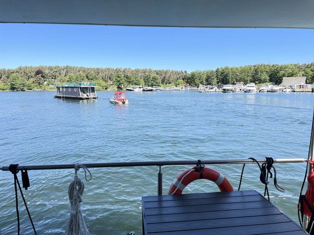 Hausboot-Urlaub auf dem Drewitzer See mit Hund